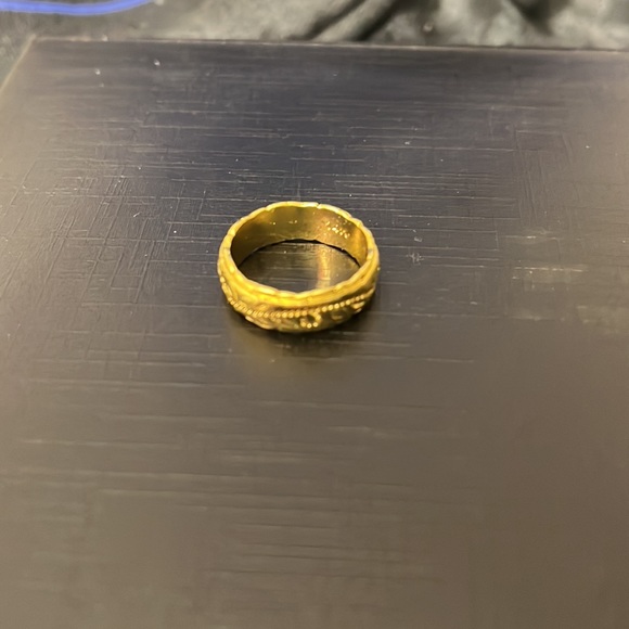 Gold plated ring size 7 - Picture 2 of 2